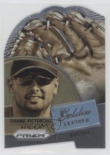 2014 Panini Prizm Golden Leather Die Cut Shane Victorino #8 11if
