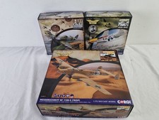Corgi Aviation Archive 3pcs Die Cast Models Hawker Typhoon Messerschnitt (Trop)