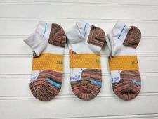 Bombas Hex-Tec Athletic Ankle Socks Lot Of 3 Pairs Size M