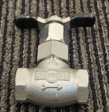 KEROTEST CWP 10000 Needle Valve 10.5mm ID, 0225 1045 - Silver Color