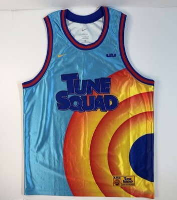 Nike Tune Squad Jersey Space Jam Lebron #6 Mens Large Blue Dri Fit