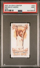 Michelle Akers - 2021 Allen & Ginter Mini   PSA 9