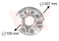 VAN Wezel Spritzblech Bremsscheibe 3024374 FüR Mercedes W201 190 Klasse 124 W124