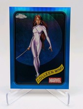 COLLEEN WING 2025 Topps Chrome Marvel #47 Blue Refractor /299