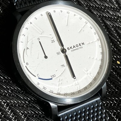 Skagen Connected Men's Black With White Dial Hybrid Smartwatch SKT1107