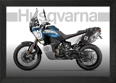 2023 HUSQVARNA NORDEN 901 Gerahmtes Wandbild Poster Leinwanddruck Bild