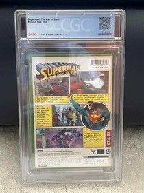 Superman Man Of Steel CGC 9.9 A++, Microsoft Xbox, 2002, Graded NEW!