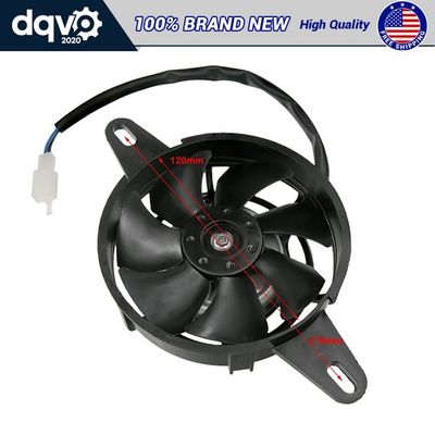 #ad #ad 4quot; 12V DC Universal Motorcycle Radiator Cooling Fan Electric For Dirt Bike ATV $19.99