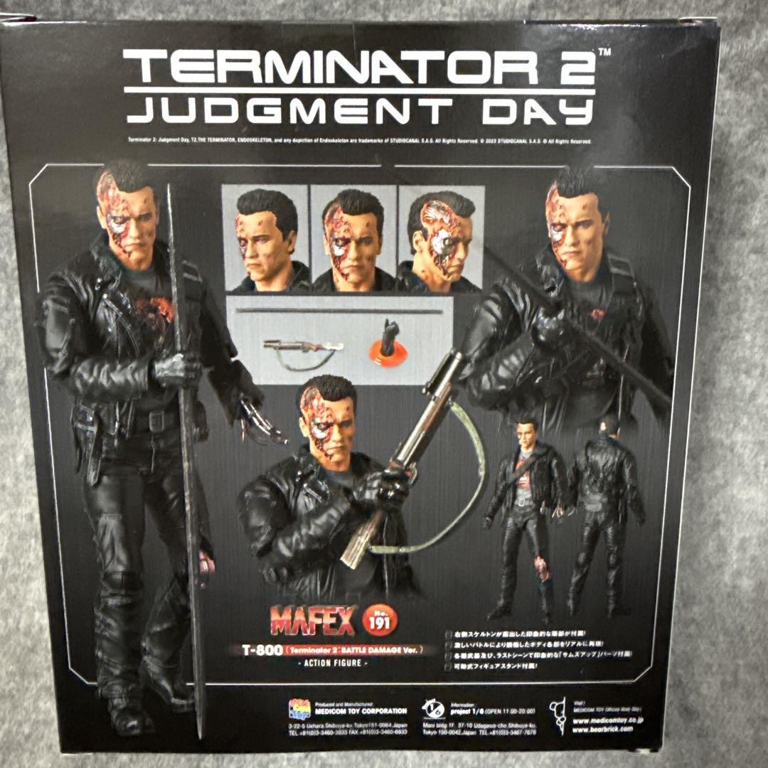 MAFEX　T-800 (T2:BATTLE DAMAGE Ver.) Terminator MAFEX T-800 T2: BATTLE DAMAGE Ver. jp | eBay