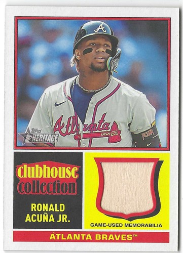 Topps Heritage Clubhouse Collection Memorabilia/Relic Cards - You Pick Upd 2/7 - Afbeelding 88 van 111