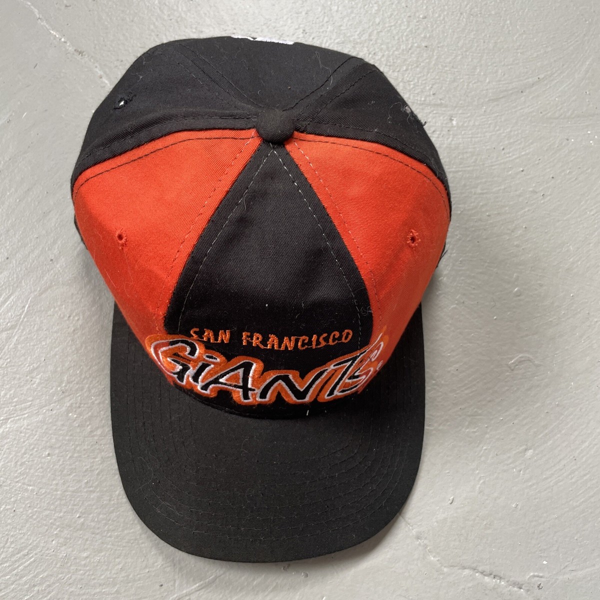 Vintage San Francisco Giants Starter Colorblock Hat SF Snapback