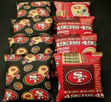 RETRO SAN FRANCISCO 49ERS Cornhole Bean Bags 8 ACA Regulation CornToss Tailgate