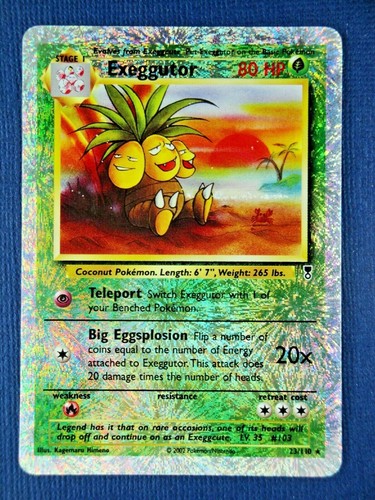 ~🌟FIREWORKS REVERSE HOLO EXEGGUTOR🌟~ Pokemon | Legendary Collection | 23/110 | - 第 1/8 張圖片