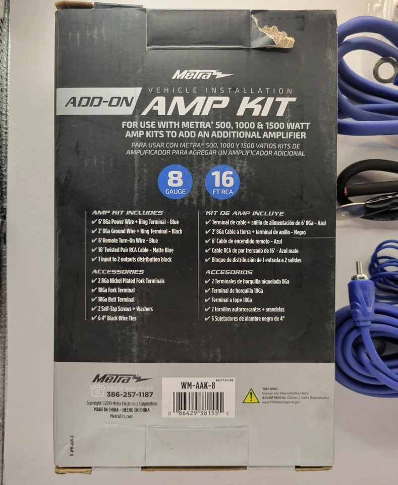 Metra WM-AAK8 add on Amp Kit - Image 2 of 3