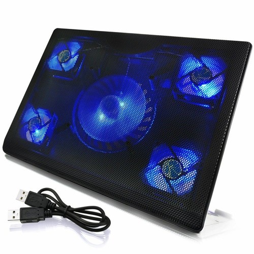 AABCOOLING NC84 ORDINATEUR PORTABLE | ORDINATEUR PORTABLE | REFROIDISSEUR | 5 X VENTILATEUR | USB | LED | 10-17" - Photo 11/12
