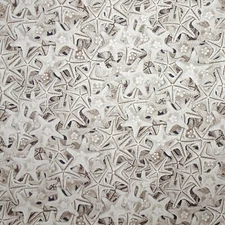 Hoffman Fabric | Silver Taupe Starfish Packed | By the Yard