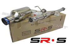 Srs Type X Stainless Steel Catback Exhaust For 02-07 Subaru Wrx Sti Burnt Tip