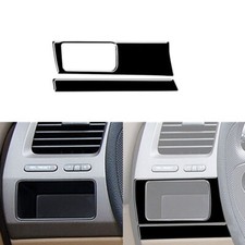 Cubierta de interruptor de faro interior negro piano para Honda Civic 8º 2006-2011