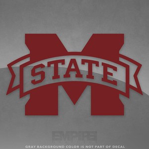 Mississippi State Bulldogs Vinyl Decal Sticker More Colors 4" and Up