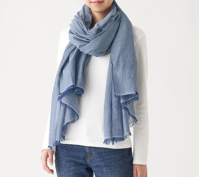 Navy summer deals scarf