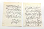 1st Lieutenant Thomas H. Mann Letter w/ Auto - WW2 Double Flying Ace, 10 Kills