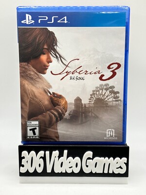 Syberia 3 Sony PlayStation 4 PS4 Game Brand New Sealed
