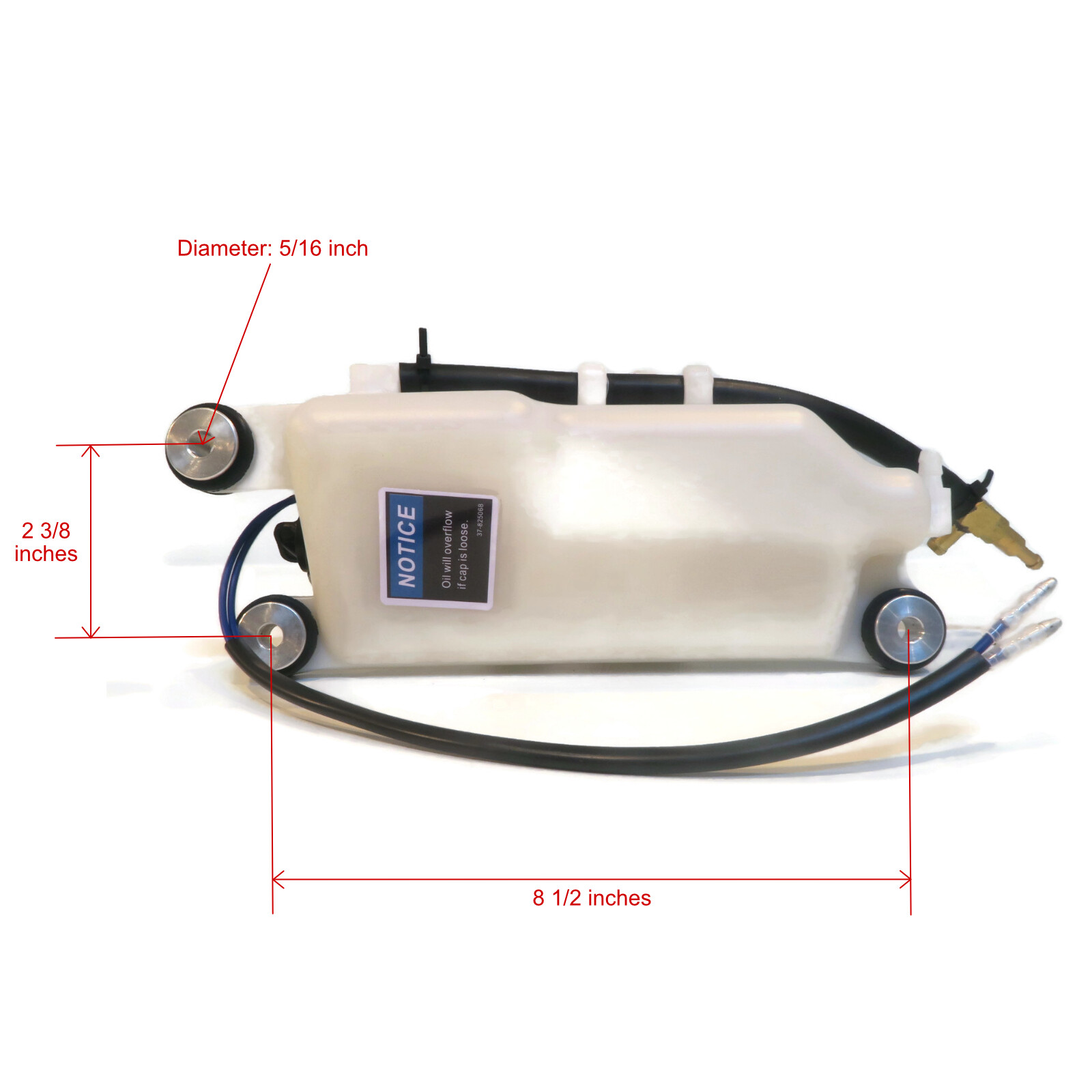 Oil Reservoir Tank for Mercury, MerCrusier, Quicksilver 833069T9, 833069T6 Boat