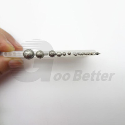 Kugelkopf Diamant Fräser Schleifstift 2,35/3mm Schaft Diamantschleifer für Dreme Kugelkopf Diamant Fräser Schleifstift 2,35/3mm Schaft Diamantschleifer für Dreme