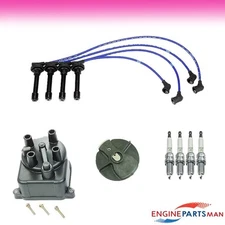 TK Fits 99-01 Honda CRV Tune Up Kit Cap Rotor NGK Wires&Plugs