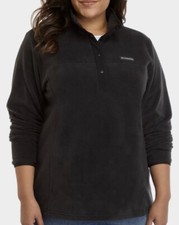 NWT COLUMBIA PLUS SIZE 2X  BENTON SPRINGS HALF SNAP FLEECE PULLOVER MSRP 65.00