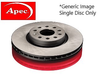 Rampro Rear Brake Disc Fits Jeep Cherokee 2014- 2.0 CRD 2.2 3.2 #2 2AMV9886AC