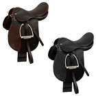 All-Purpose English Style Saddle with Fittings 14" 15" 16" 17" 18" New