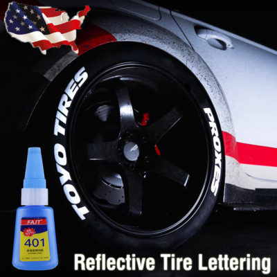 Toyo Tires Proxes Sticker Reflective Tire Lettering 1.06'' 14'' -22'' 4 Kits US
