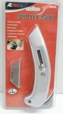 ATE PRO Professional Utility Changing Knife Cutter 5 Blades Autostop New #41174