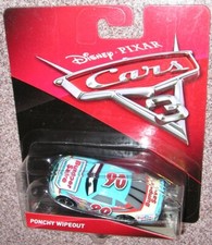 Disney PIXAR CARS 3 PONCHY WIPEOUT  90 Bumper Save NIP Mattel DXV66