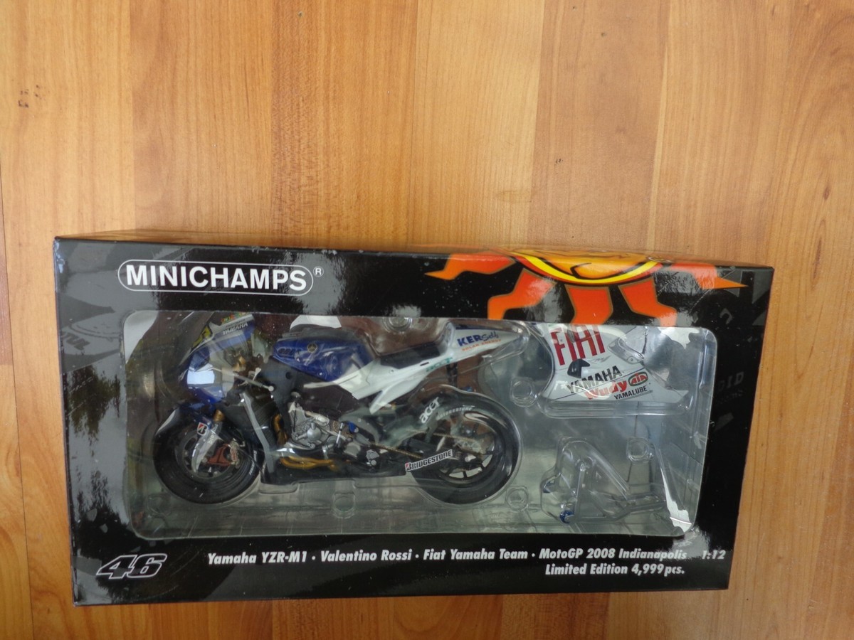 ミニチャンプス Yamaha YZR-M1 Valentino Rossi MR102 Moto Valentino Rossi LEO MODELS 1/18 : Yamaha YZR M1