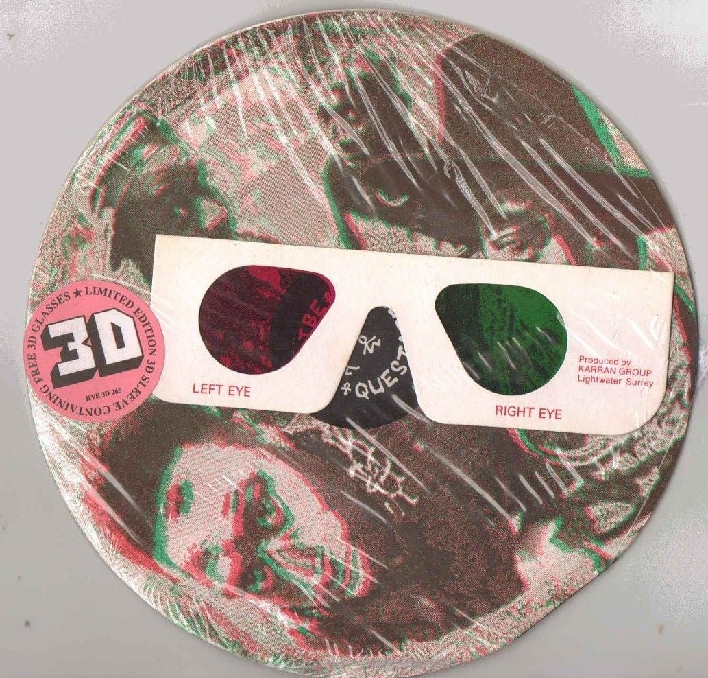 A TRIBE CALLED QUEST CAN I KICK IT? JIVE 3D265 SEALED 3D GLASSES 7