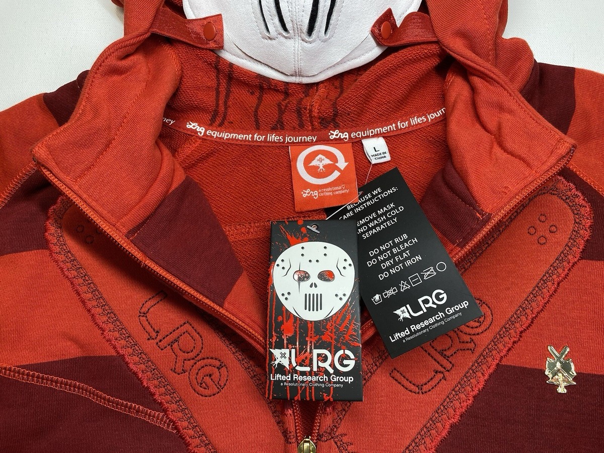LRG Lifted Research Group Friday The 47th Jason Mask Hoodie Red