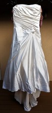 En Vogue Bridal Wedding Dress Style LT102 Size 16 Ivory White Silver Beads NEW