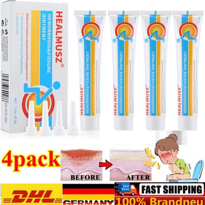Hämorrhoiden Salbe Natürliche Pflanzliche Antibakterielle Creme Schmerzlinderun