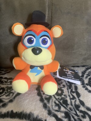 FUNKO FNAF GLAMROCK FREDDY PLUSH SECURITY BREACH AUTHENTIC NEW