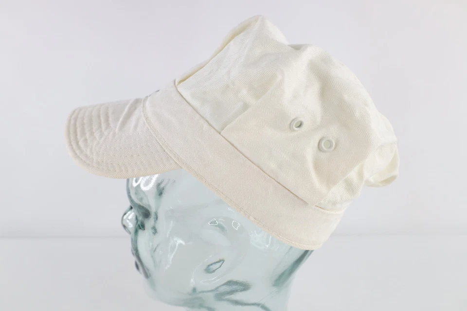 Vintage 50s Lee Sanforized Cotton Herringbone Twill HBT Train Conductor Hat USA - Image 3 of 4