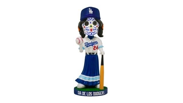 2024 LA Dodgers Dia De Los Muertos Sugar Skull Bobblehead 2024 LA Dodgers Dia De Los Muertos Sugar Skull Bobblehead