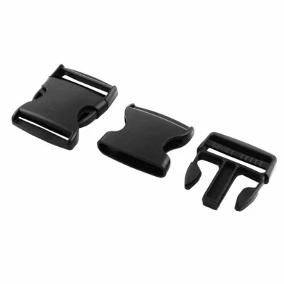 UXCELL Zaino da viaggio esterno borsa cinghia laterale fibbia sgancio rapido larghezza 60 mm 2 pezzi