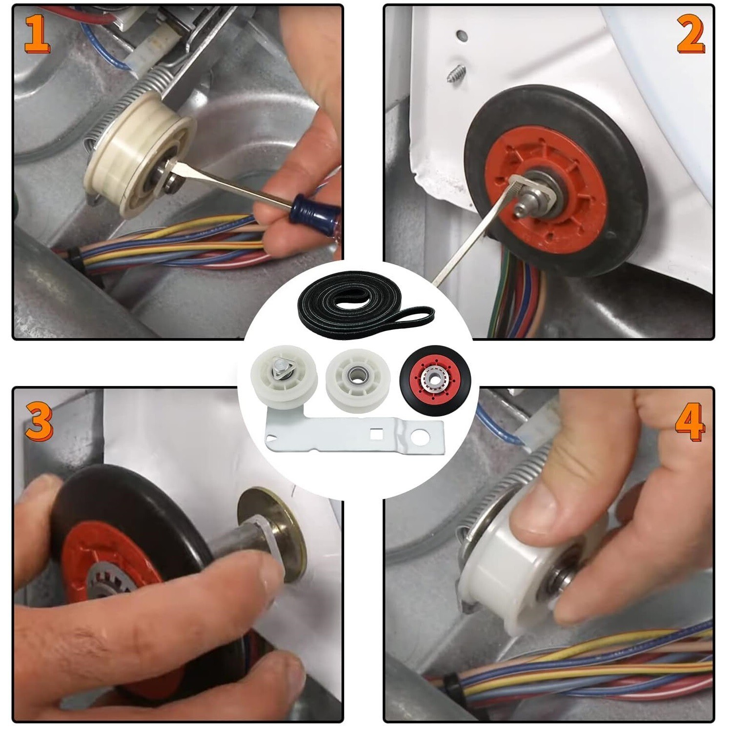 4392067 Dryer Maintenance Kit for Whirlpool (AP3109602 80047 AH373088 EA373088)