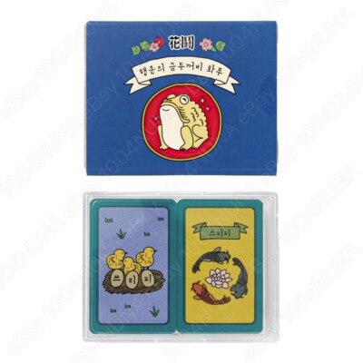 Fortune Gold Toad Hwatu Go Stop Godori Korean Traditional Playing Card Game Deck