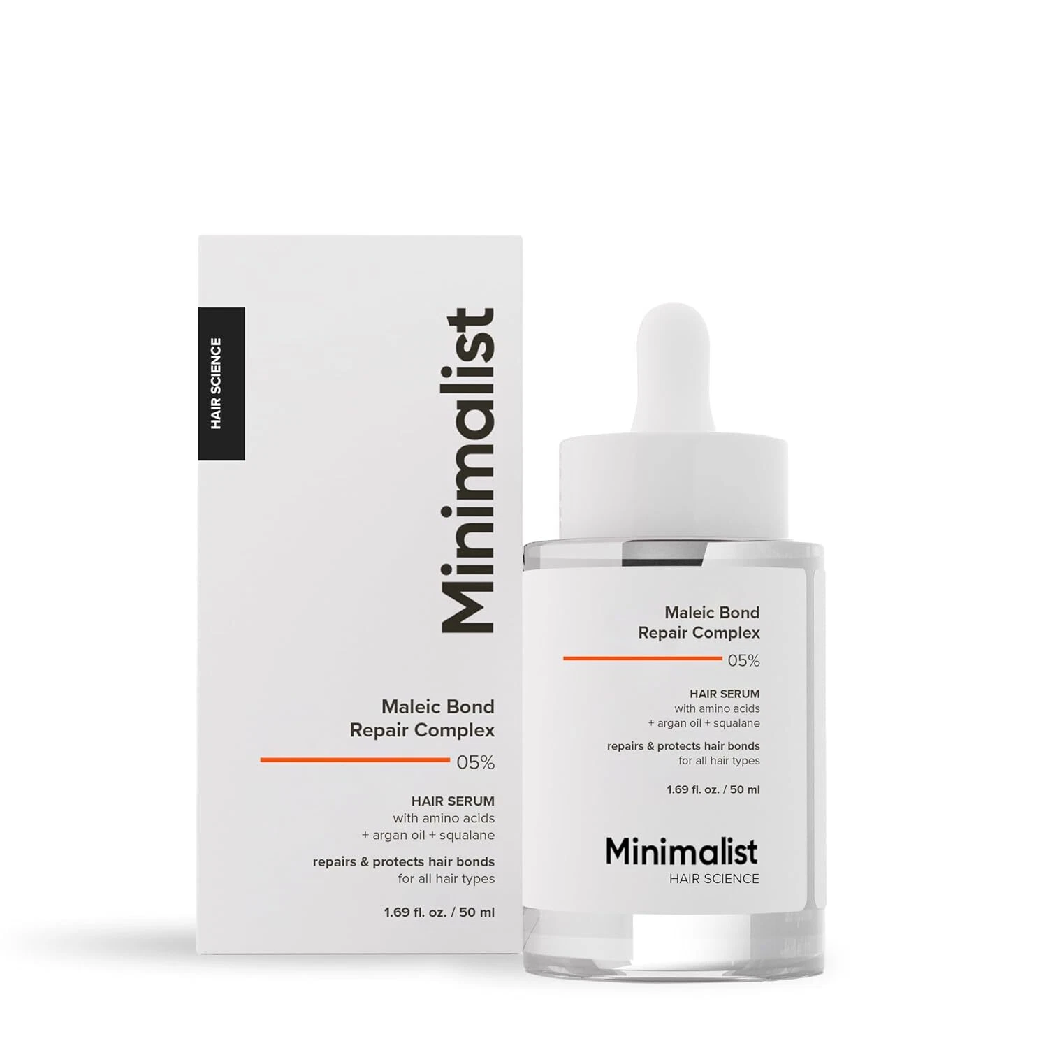 Minimalist Maleic Bond Repair Complex 05% Hair Serum 50ml
Opens in a new window or tab