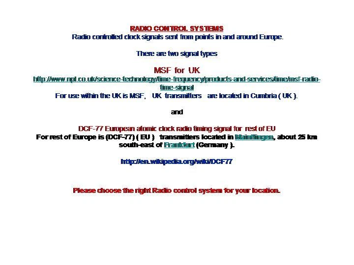 Radio Control Wall Clock or Desk Clock  Large LCD UK & Ireland Version - Image 2 of 4