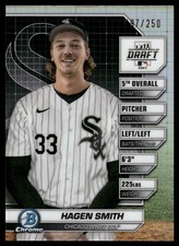 2024 Bowman Draft HAGEN SMITH BOWMAN DRAFT NIGHT REFRACTOR 197/250 #BDN-4