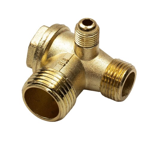3-Way Air Compressor Valve Male Threaded Non-Return Check Parts Connector Tool - Picture 5 of 12